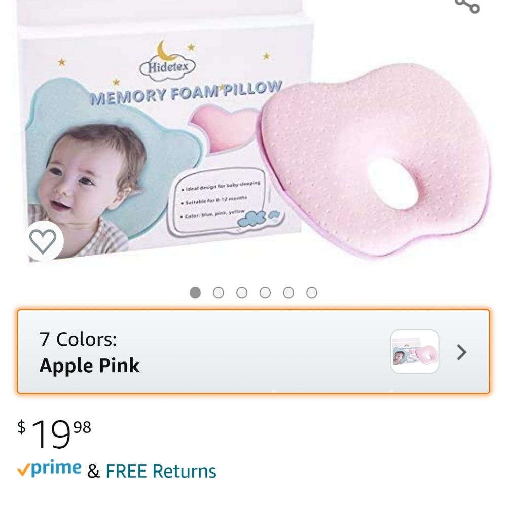 Hidetex Baby Pillow - Preventing Flat Head